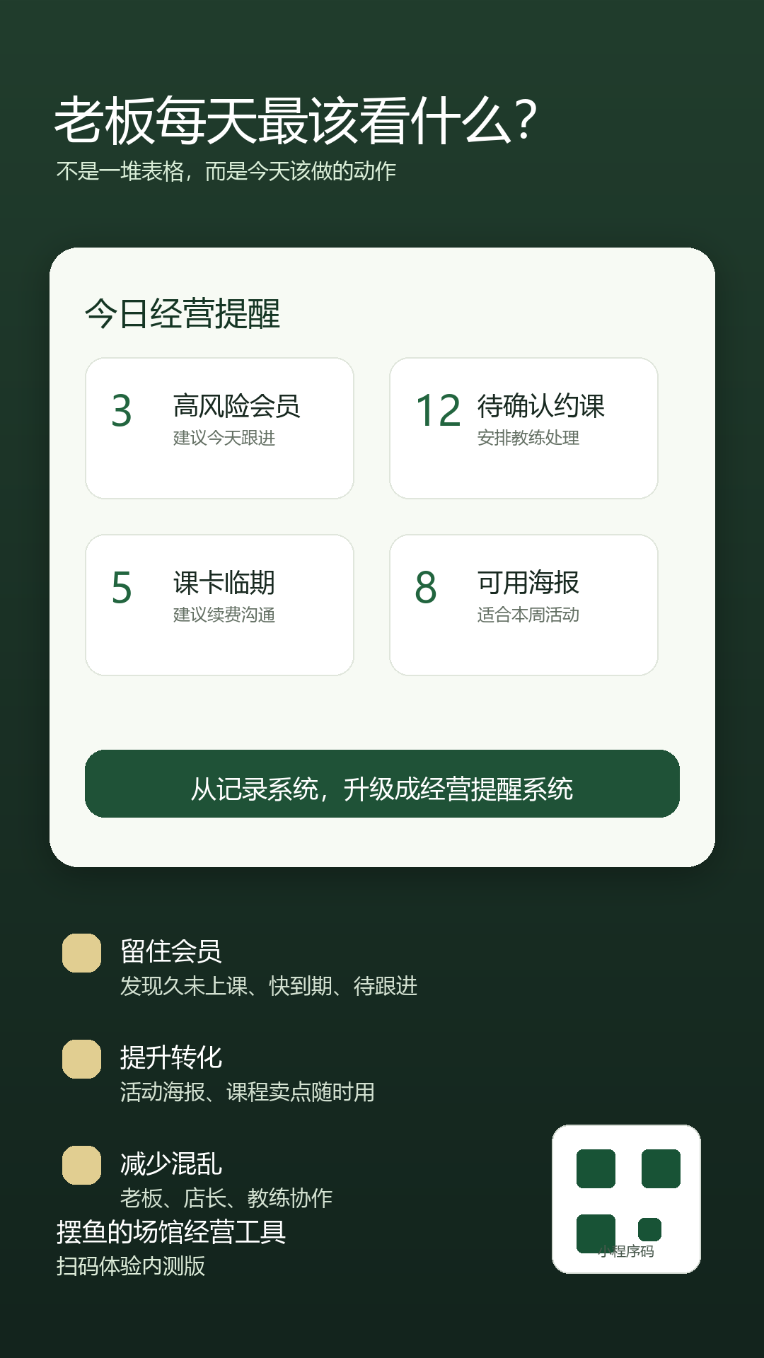 摆鱼为场馆老板提供的价值